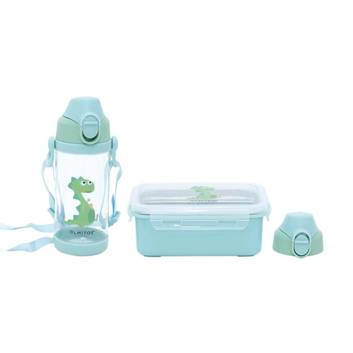 σετ φαγητού και μπουκάλι τριταν δράκος